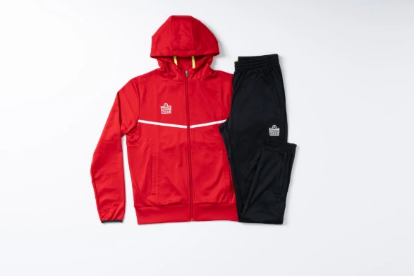 Admiral Tracksuit Representative (Deep Red-Black, 3XS)
